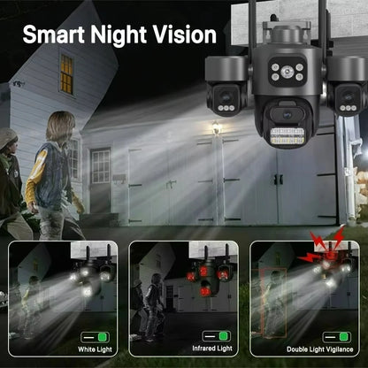 Telecamera IP 15MP con tracciamento automatico e 3 schermi