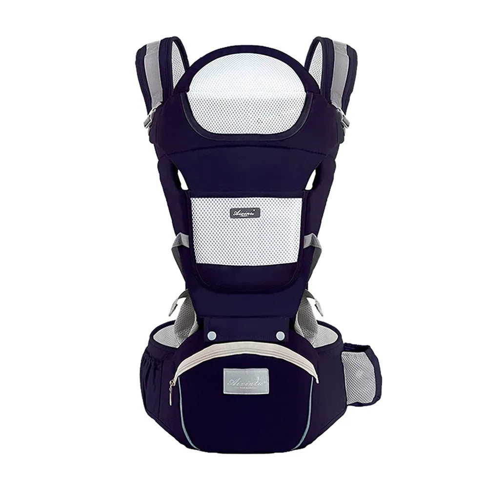 Marsupio ergonomico con sgabello da vita multiuso
