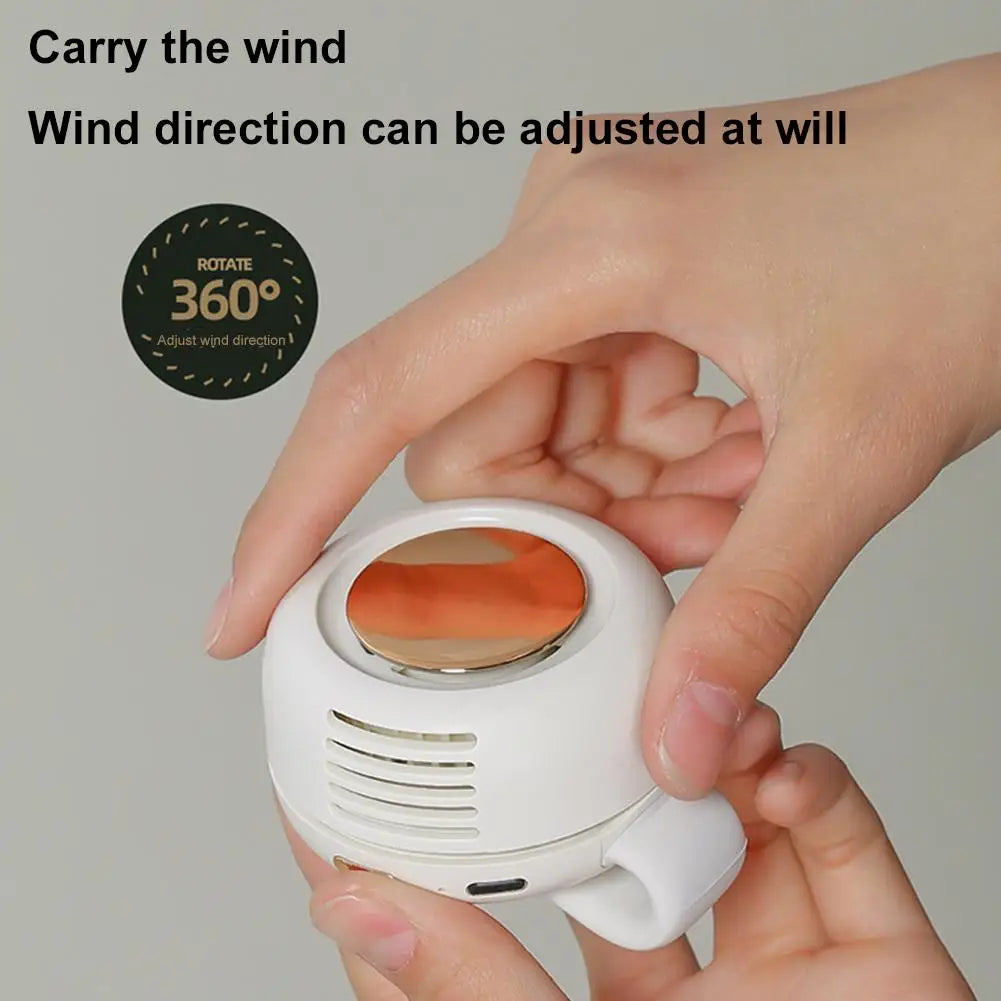 Ventilatore portatile senza pale, silenzioso con clip regolabile
