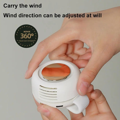Ventilatore portatile senza pale, silenzioso con clip regolabile