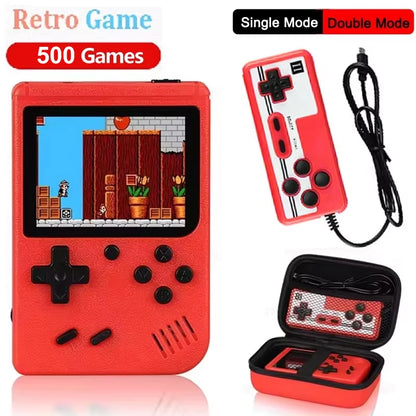Console portatile 8 bit con 500 giochi integrati retro