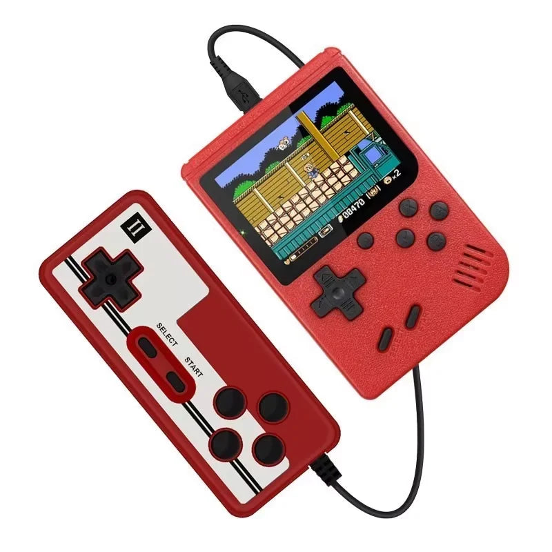 Console portatile 8 bit con 500 giochi integrati retro