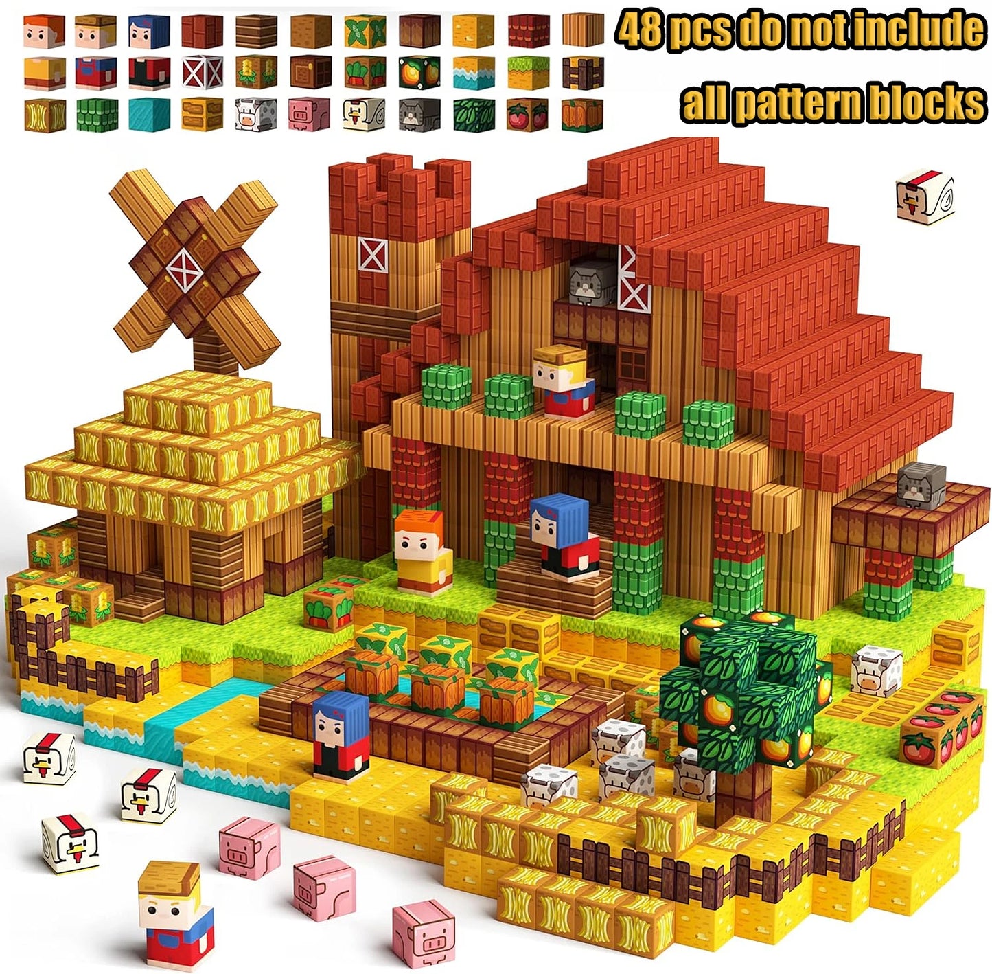 Blocchi Magnetici Mine World – Costruisci, Esplora e Impara Giocando