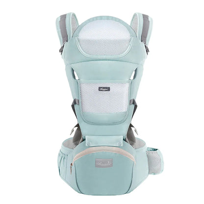 Marsupio ergonomico con sgabello da vita multiuso