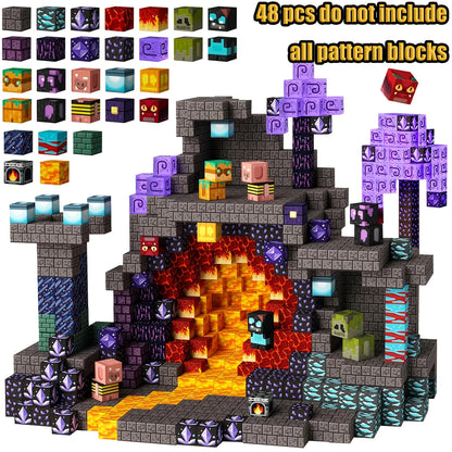 Blocchi Magnetici Mine World – Costruisci, Esplora e Impara Giocando