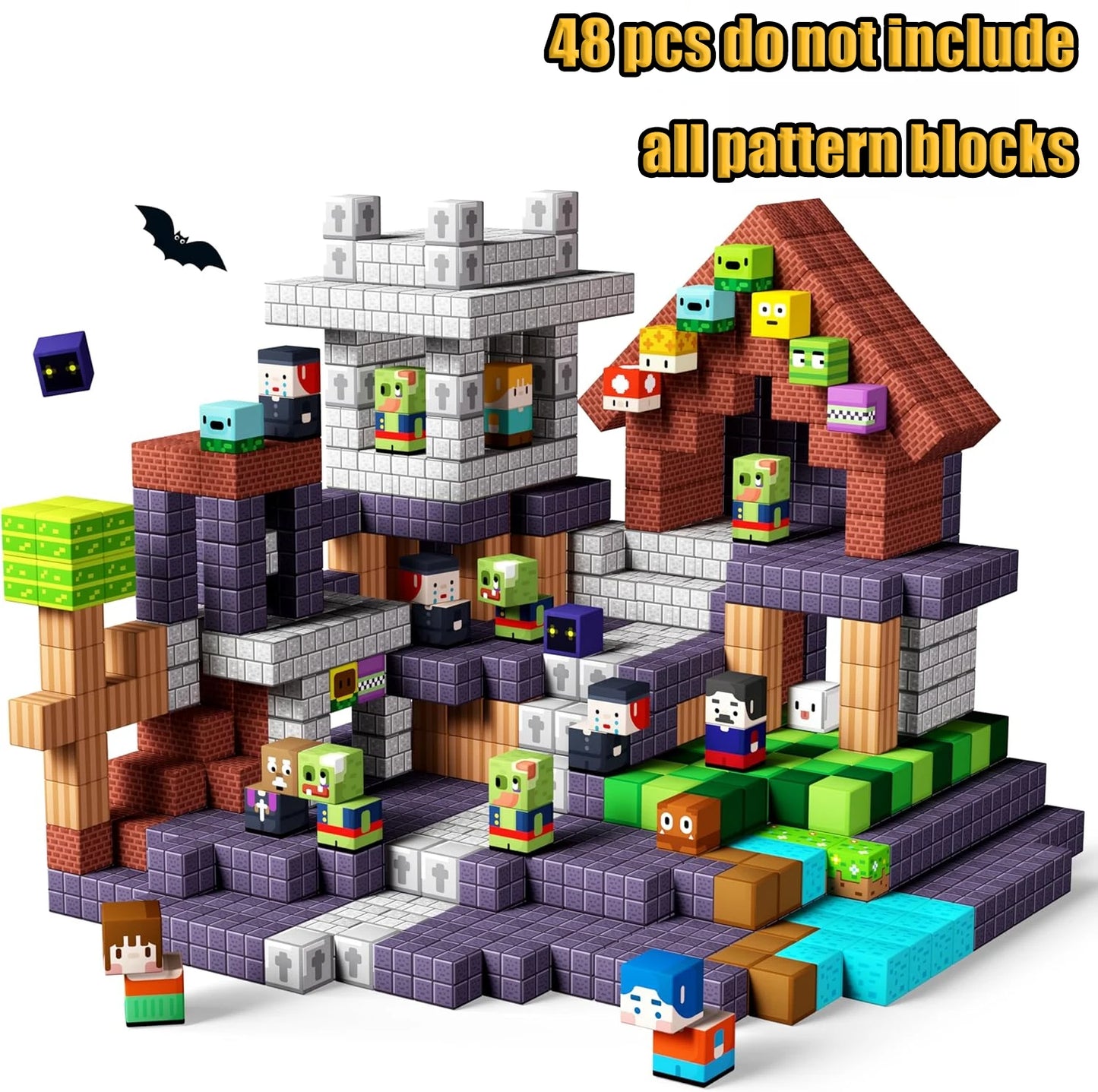 Blocchi Magnetici Mine World – Costruisci, Esplora e Impara Giocando