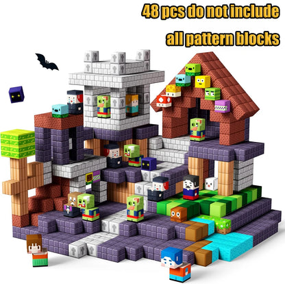 Blocchi Magnetici Mine World – Costruisci, Esplora e Impara Giocando