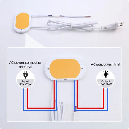 Interruttore touch per luce LED con tensione AC 85-265V – penetra 40 mm di legno per il dimming dell'illuminazione domestica