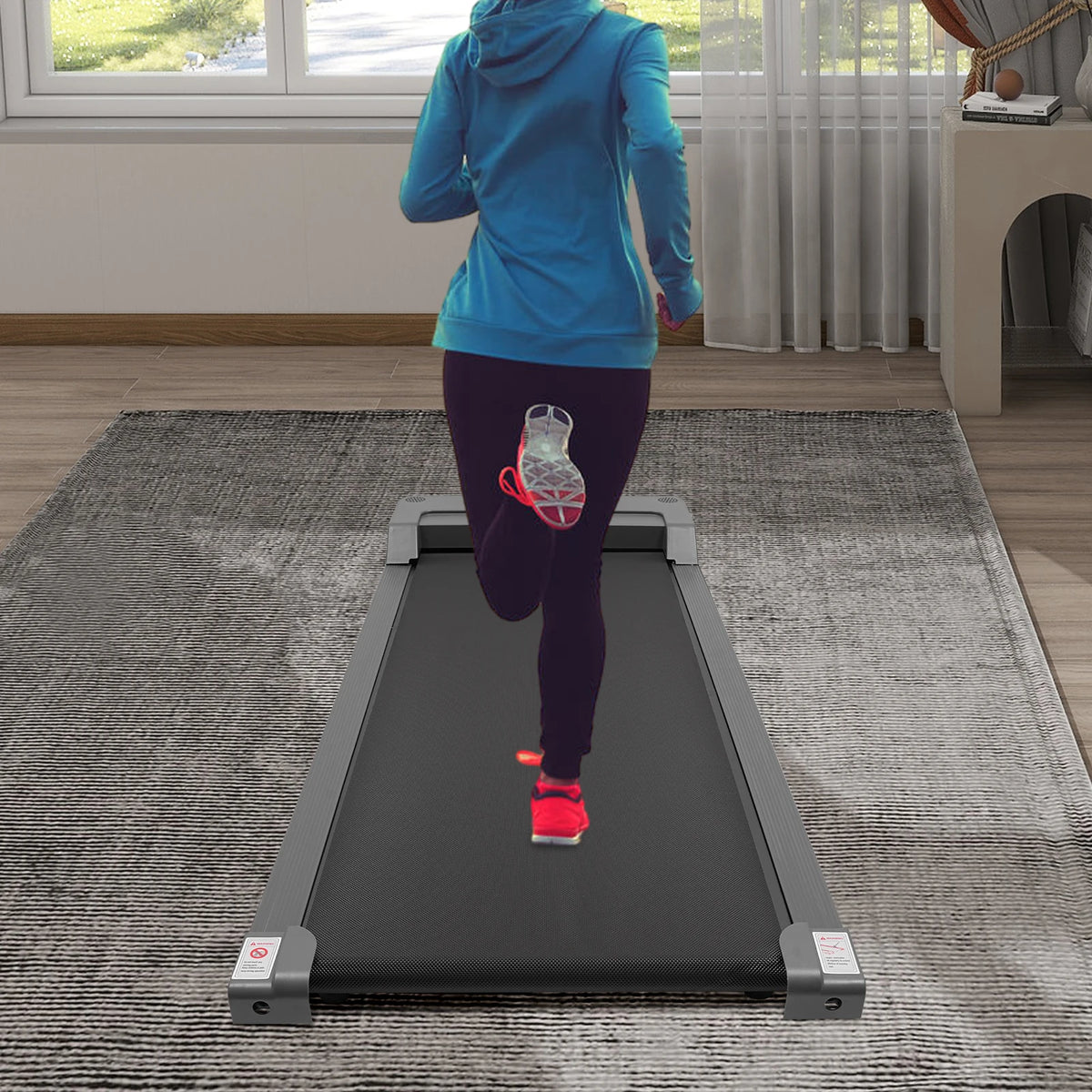 Tapis roulant sotto scrivania — compatto e portatile