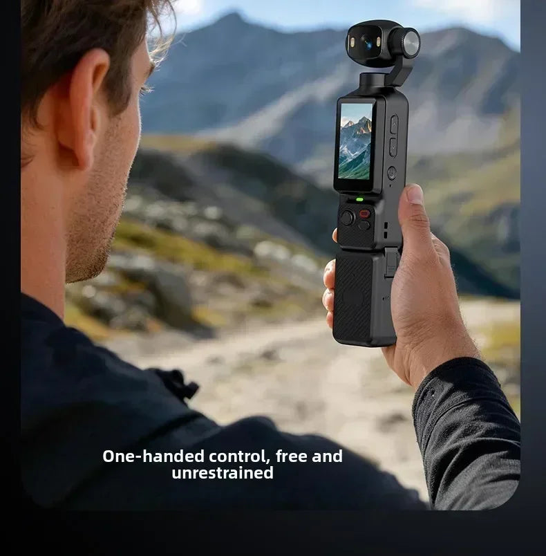 Action Camera 4K con gimbal e obiettivo 180°