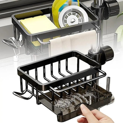 Organizer rubinetto cucina regolabile per tubi 0.7-1.1inch