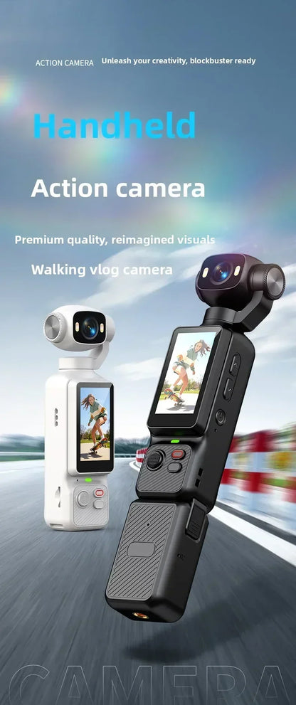 Action Camera 4K con gimbal e obiettivo 180°