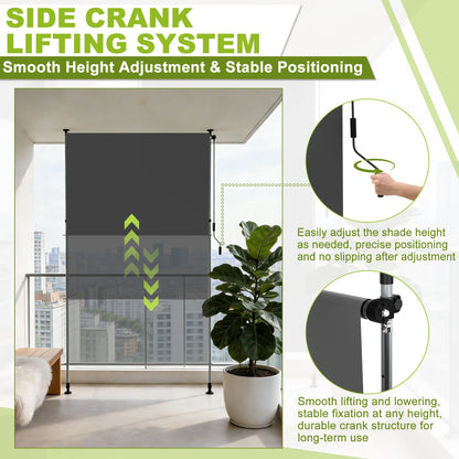 Tenda verticale da balcone – protezione solare regolabile