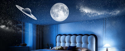 Lampada Proiettore Galassia 2 in 1 USB – Trasforma ogni stanza in un cielo stellato ricco di atmosfera e magia