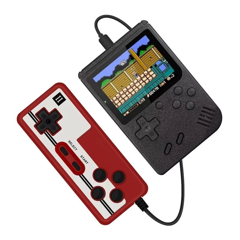 Console portatile 8 bit con 500 giochi integrati retro
