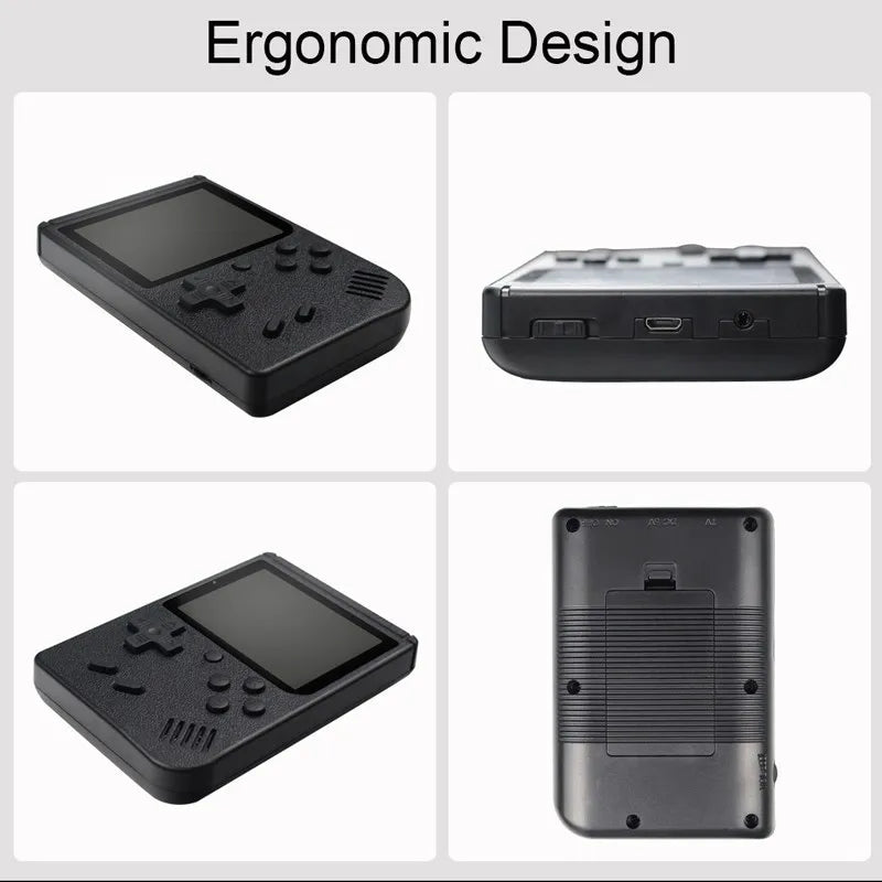 Console portatile 8 bit con 500 giochi integrati retro