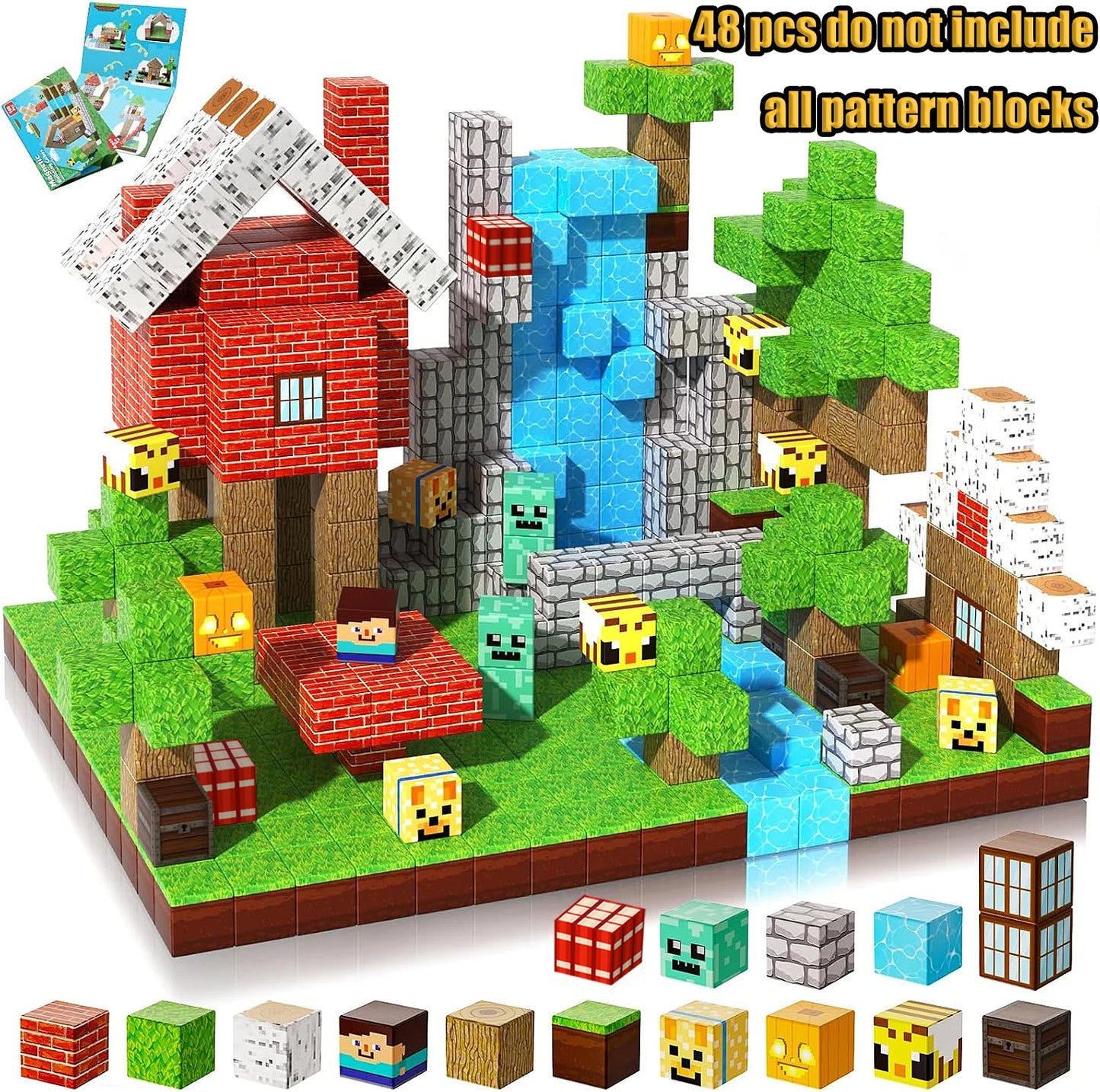 Blocchi Magnetici Mine World – Costruisci, Esplora e Impara Giocando