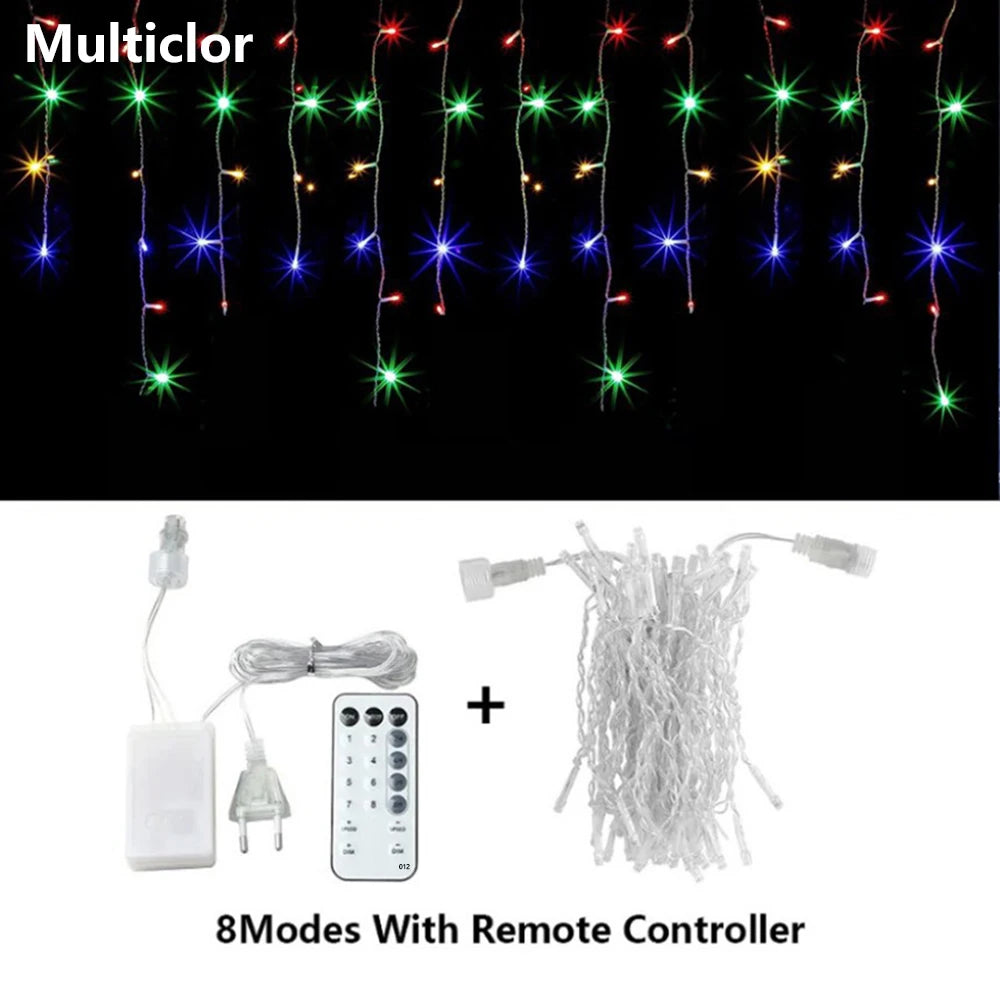 Luci a filo LED con telecomando - Ghirlanda scintillante