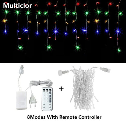 Luci a filo LED con telecomando - Ghirlanda scintillante