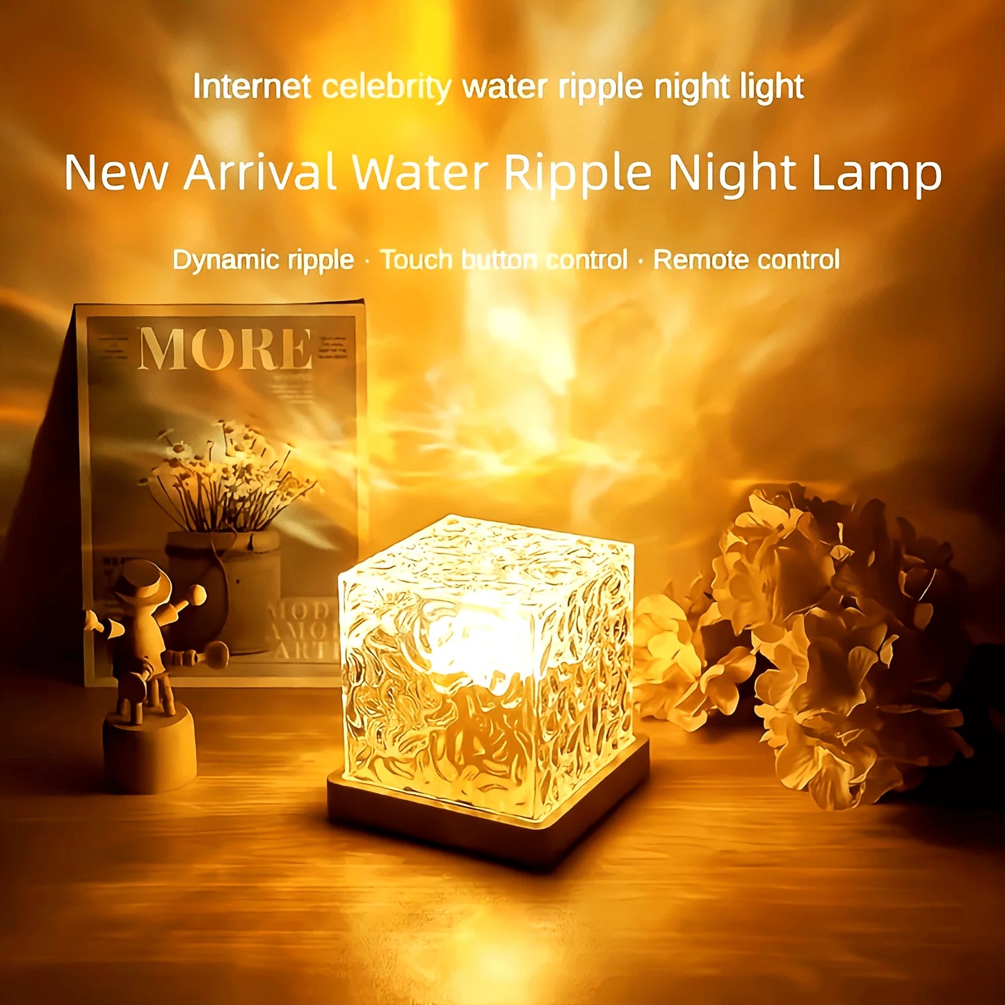 Lampada Effetto Onde d'Acqua LED 16 colori – Atmosfera Magica in Ogni Stanza