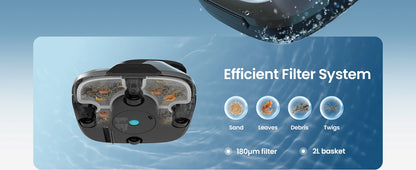 Robot piscina IPER ricondizionato cordless — 90 min e parcheggio auto