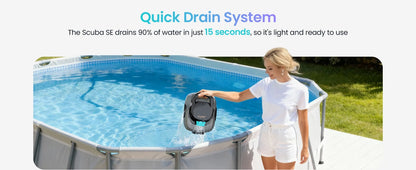 Robot piscina IPER ricondizionato cordless — 90 min e parcheggio auto