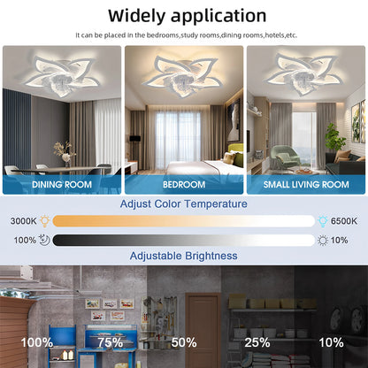 Ventilatore da Soffitto LED Smart – Aria Fresca e Luce Sempre Perfetta