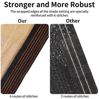 Rete ombreggiante 50% anti-UV in HDPE - nero