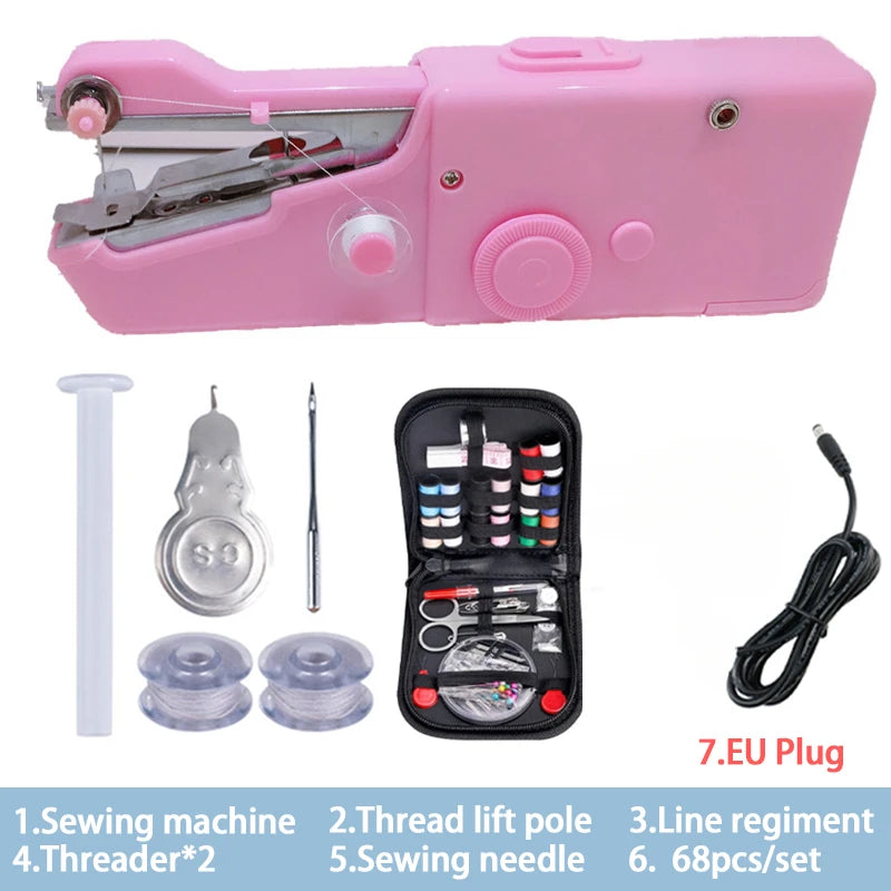 Macchina da cucire portatile multiuso manuale compatta