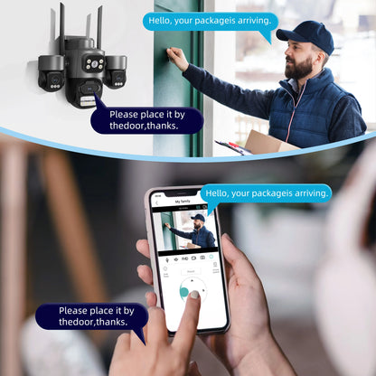 Telecamera IP 15MP con tracciamento automatico e 3 schermi