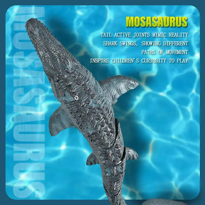 Mosasauro RC galleggiante con spruzzo d'acqua e luci