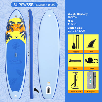 SUP Gonfiabile Feath-R-Lite 11' con Kit Accessori