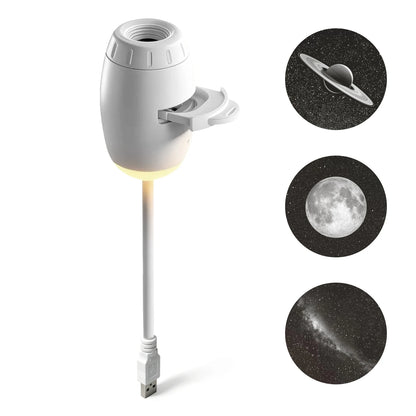 Lampada Proiettore Galassia 2 in 1 USB – Trasforma ogni stanza in un cielo stellato ricco di atmosfera e magia