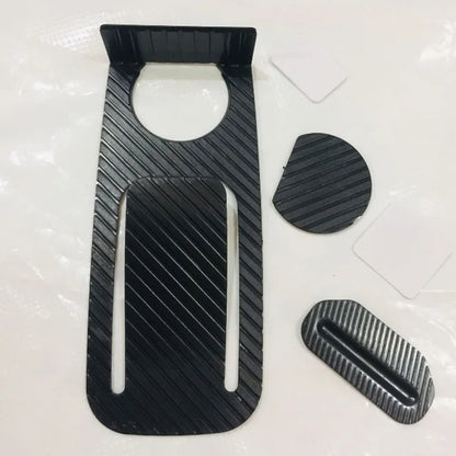 Fermo porta in plastica a molla - protezione muro senza chiodi