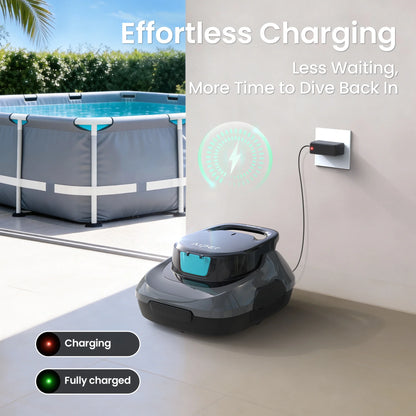 Robot piscina IPER ricondizionato cordless — 90 min e parcheggio auto