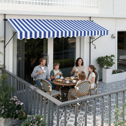 Tenda da Sole Retrattile Senza Fori – Ombra Perfetta per Balcone e Terrazza