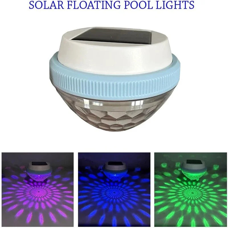 Luce Solare Galleggiante RGB per Piscina – Crea ogni sera un’atmosfera magica e colorata direttamente sull’acqua