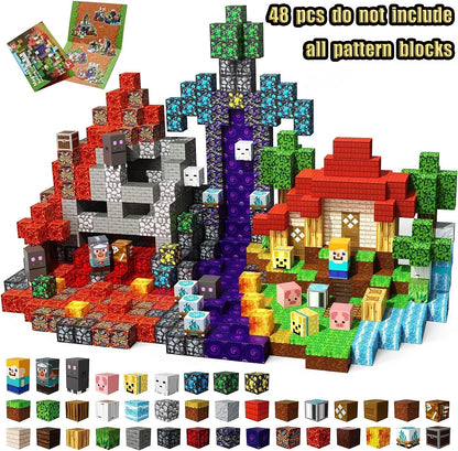 Blocchi Magnetici Mine World – Costruisci, Esplora e Impara Giocando