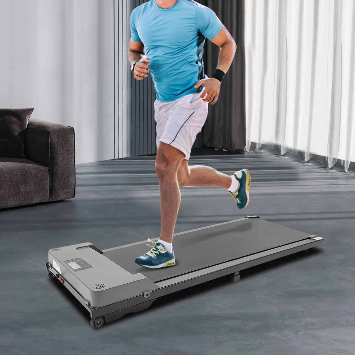 Tapis roulant sotto scrivania — compatto e portatile