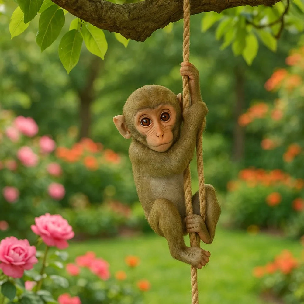 Scimmietta Decorativa da Giardino – Un tocco originale e divertente che dà personalità a ogni spazio esterno