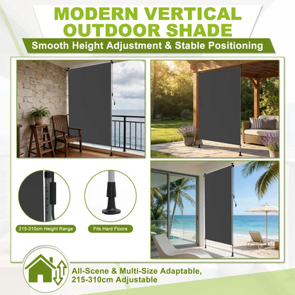 Tenda verticale da balcone – protezione solare regolabile