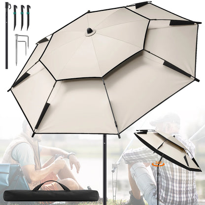 Ombrellone 220 cm con protezione UV e doppio strato