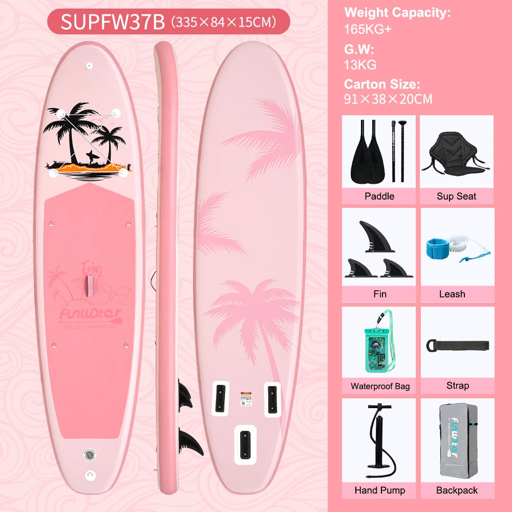 SUP Gonfiabile Feath-R-Lite 11' con Kit Accessori
