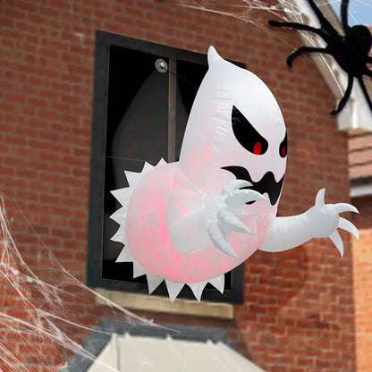 Fantasma gonfiabile 1,4 m per finestra con soffiatore