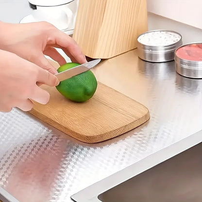Pellicola adesiva per cucina in alluminio anti-olio impermeabile