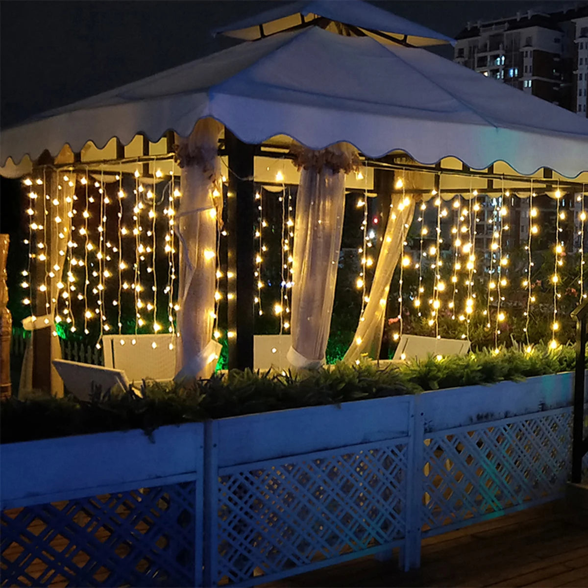 Luci a filo LED con telecomando - Ghirlanda scintillante