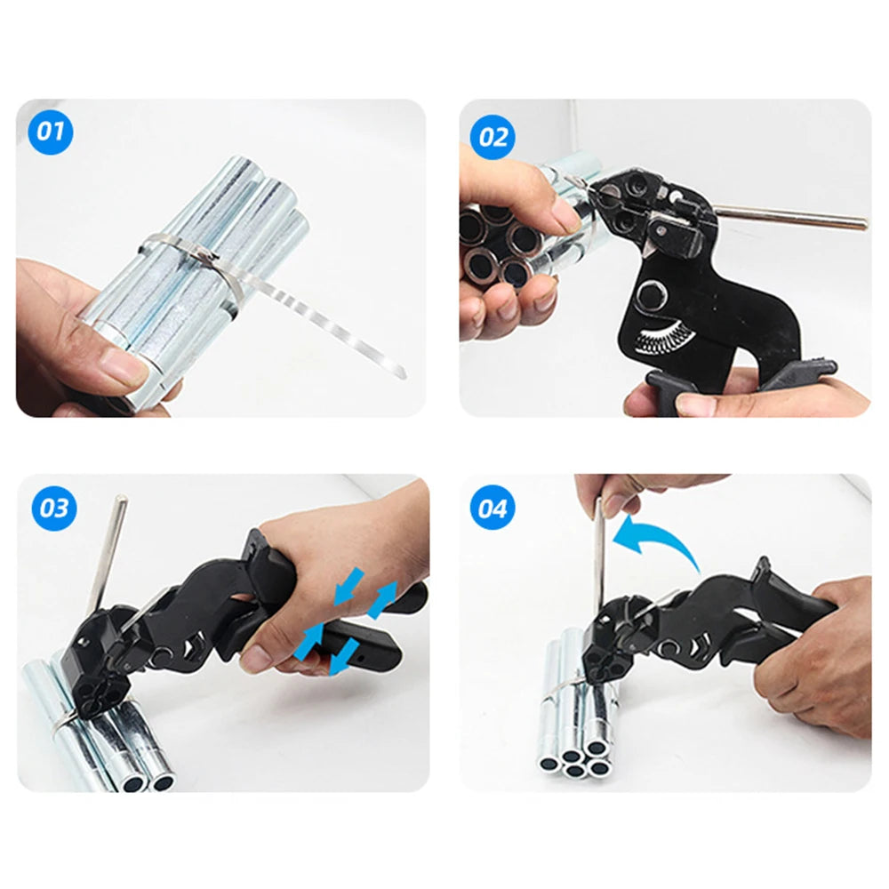 Pinza tendifascette automatica in acciaio resistente