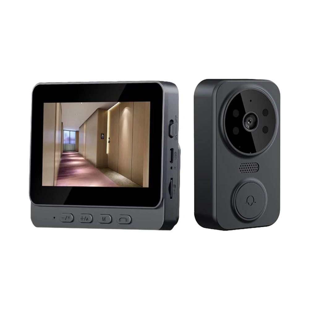 Campanello video 4,3'' IPS con interfono 2.4G wireless