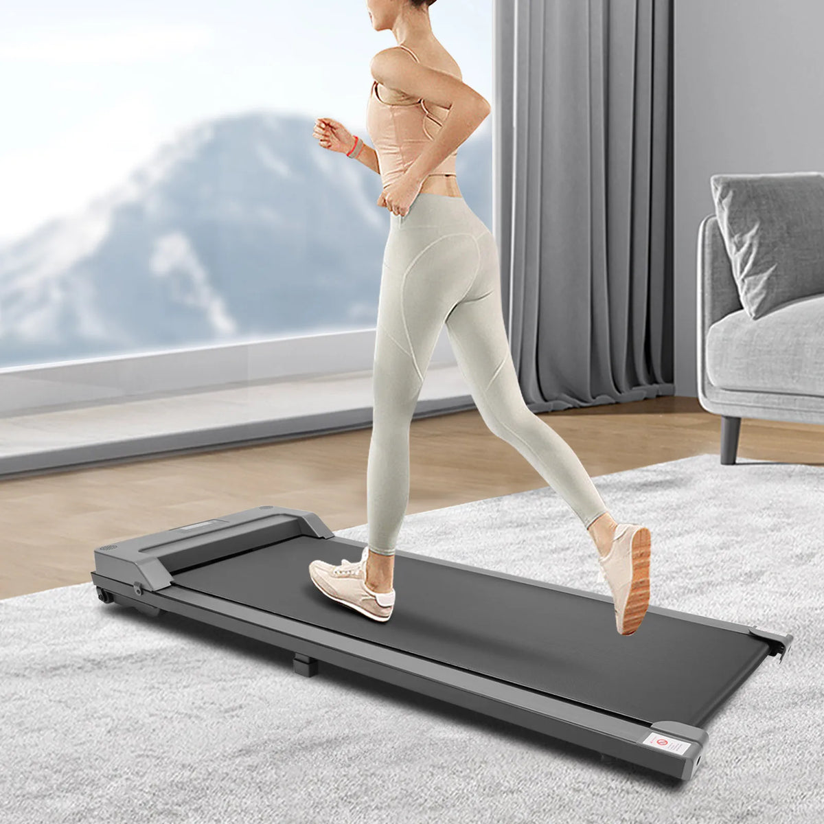 Tapis roulant sotto scrivania — compatto e portatile
