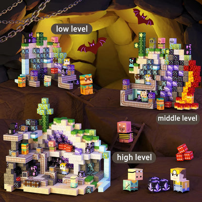 Blocchi Magnetici Mine World – Costruisci, Esplora e Impara Giocando